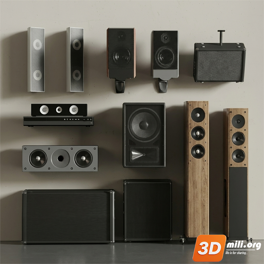 Audio tech 3D Models